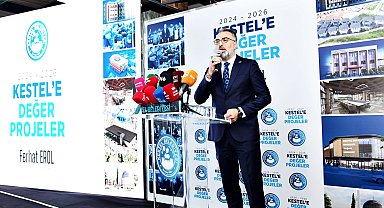 Kestel'de Başkan Erol'dan proje ve yatırımlar sunumu
