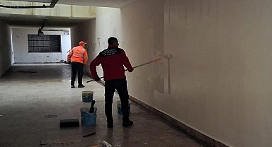 Kocaeli Gebze Erenler Caddesi alt geçidine kapsamlı bakım