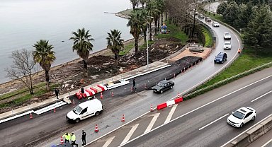Kocaeli'de Başiskele Koridor Projesi'nde yeni yan yol açıldı