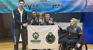 Konya Karataylı sporcular 5 madalya ile döndü