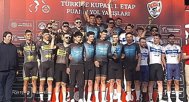 Konyalı bisikletçiler 'Puanlı Yol'da ikinci oldular