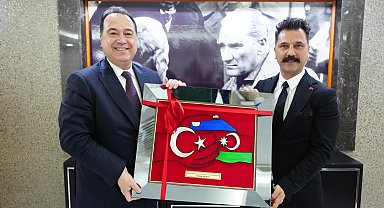 Manisa'da Azerbaycan Kültür Derneği'nden dostluk ziyareti