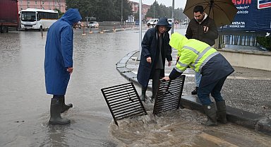 Manisa'da MASKİ ekipleri sağanak dolayısıyla sahada