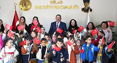 Muğla Milas'ta anaokulu öğrencileri yerel yönetimleri tanıdı