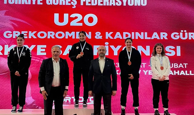 Nevşehirli güreşçiler dereceleri sıraladı