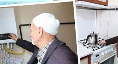 Ordu'da 124 konut ücretsiz doğalgaza dönüştürüldü