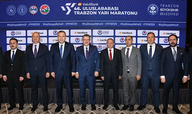 Trabzon'da 46. Uluslararası Yarı Maraton tanıtıldı