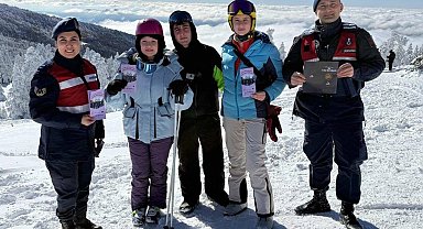 Uludağ'da Jandarma'dan KADES farkındalığı