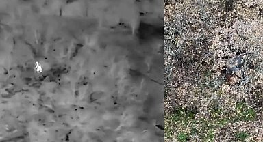 Uşak'ta yasa dışı avcılara termal drone destekli müdahale