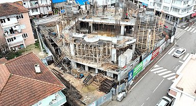 Yeni Kuruçeşme Merkez Camii şekillenmeye başladı