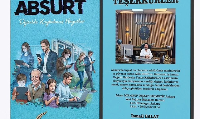 "Absürt – Dijitalde Kaybolmuş Hayatlar" okuyucuyla buluştu