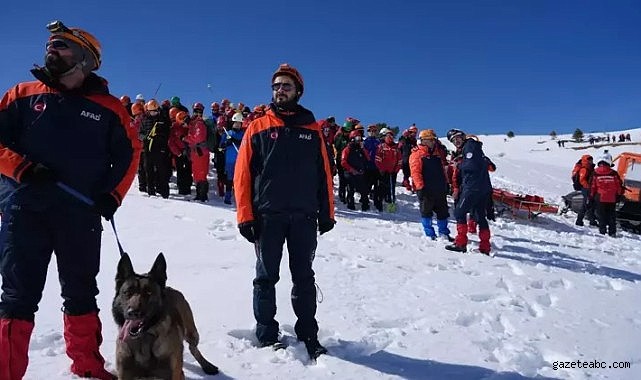 AFAD’dan Bursa’da Çığda Arama Kurtarma Tatbikatı