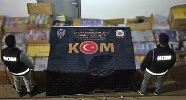 Afyonkarahisar’da Dev Kaçak Sigara Operasyonu