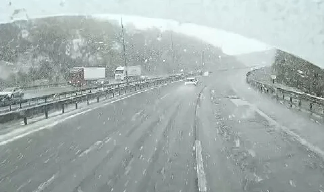 Ankara–Bolu hattında kar mesaisi