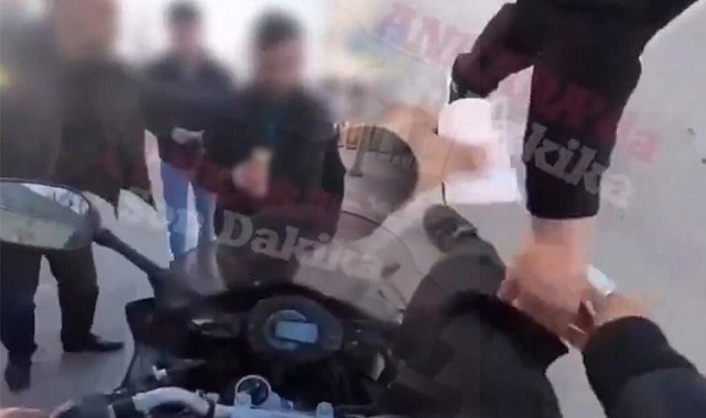 Ankara’da Gündüz Vakti Motosikletli Gaspı Kamerada