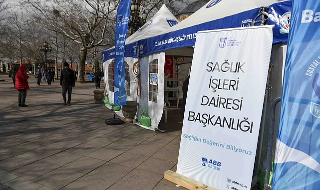 Ankara'da Ramazan'a özel sağlık çadırı