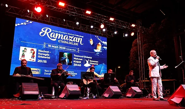 Antalya Büyükşehir'in ramazan etkinliklerine yoğun ilgi