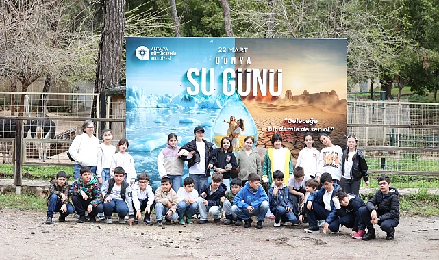 Antalya'da Dünya Su Günü'nde çocuklara eğlenceli eğitim
