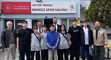 Artvinli taekwondocular madalya için Antalya'ya gitti