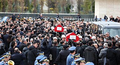 ASELSAN şehitleri Ankara'da son yolculuğuna uğurlandı