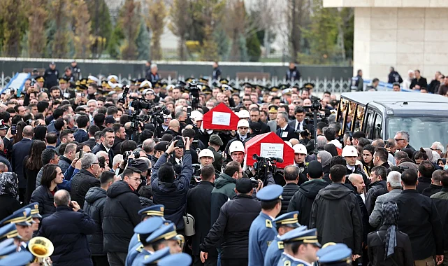 ASELSAN şehitleri Ankara'da son yolculuğuna uğurlandı