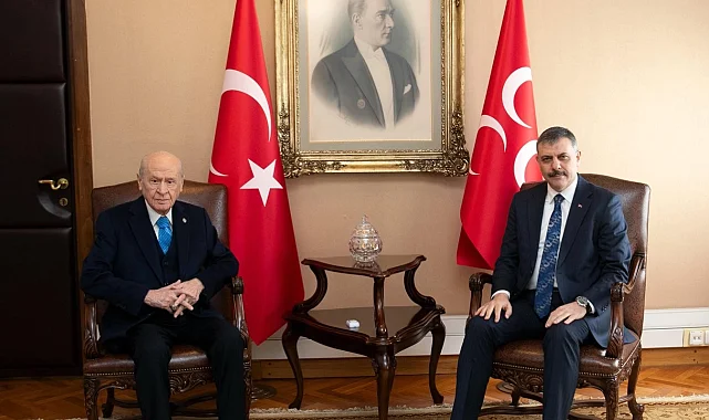 Bakan Çiftçi'den Bahçeli'ye ziyaret