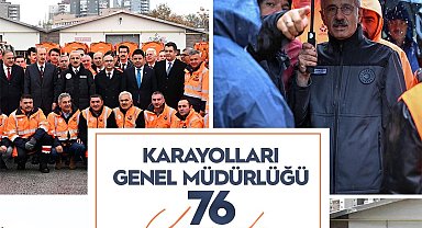Bakan Uraloğlu'ndan Karayolları'nın 76. yılına anlamlı mesaj