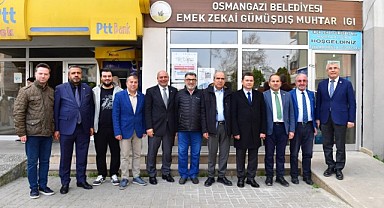 Başkan Aydın, Emek Zekai Gümüşdiş Mahallesi’ni Ziyaret Etti