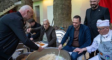 Başkan Eşki Makedonya göçmenlerinin iftar sofrasına konuk oldu