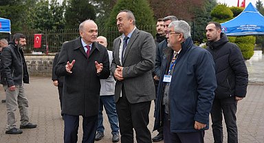 Başkan Özlü bayram arifesinde vatandaşlarla buluştu