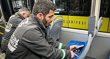 Bursa Büyükşehir'den toplu taşıma araçlarına bayram temizliği