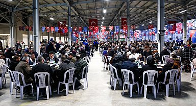 Bursa Büyükşehir'in kardeşlik sofrası Yenişehir'de kuruldu