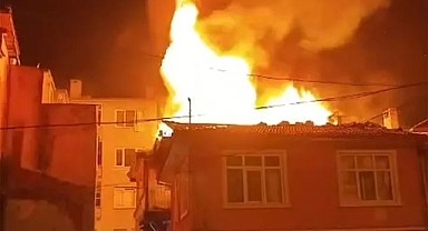 Bursa’da Korku Dolu Yangın Anları