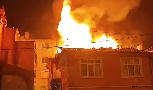 Bursa’da Korku Dolu Yangın Anları