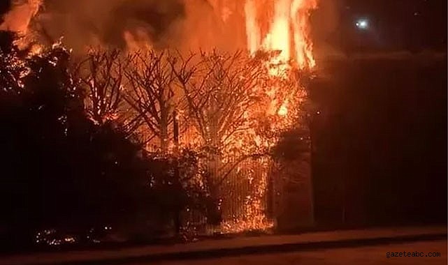 Bursa’da Parkta Yangın Paniği