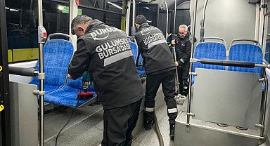Bursa’da Toplu Taşıma Araçlarında Bayrama Özel Temizlik