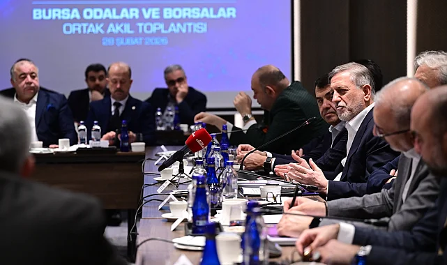Bursa iş dünyasından ortak akıl buluşması