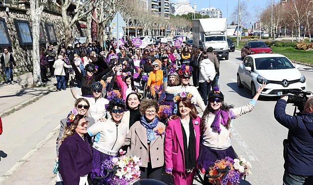 Bursa Nilüfer'de kadınlar tek ses oldu! "Eşitlik ses ister biz buradayız"