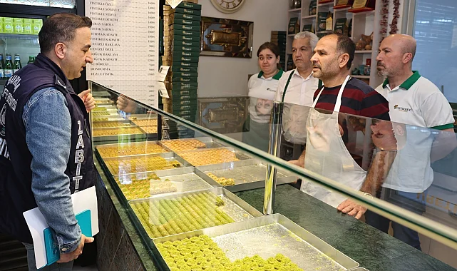 Bursa Nilüfer'de tatlı üreticilerine sıkı denetim