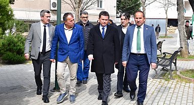 Bursa Osmangazi'de Başkan Aydın mahalle turlarını sürdürüyor