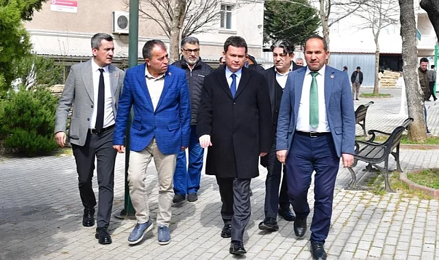 Bursa Osmangazi'de Başkan Aydın mahalle turlarını sürdürüyor