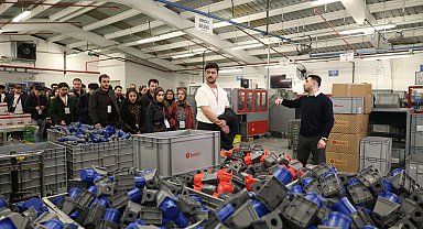 Bursa Osmangazi'de genç girişimciler üretim dünyasını tanıdı