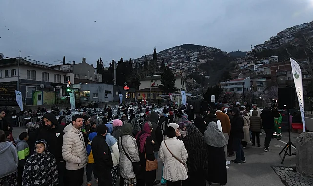 Bursa Osmangazi'de gönül sofraları büyüyor