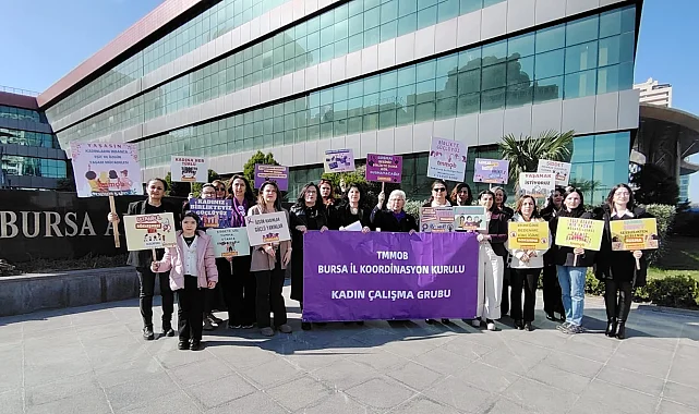 Bursa'da BAOB Özgürlük Meydanı'nda 8 Mart