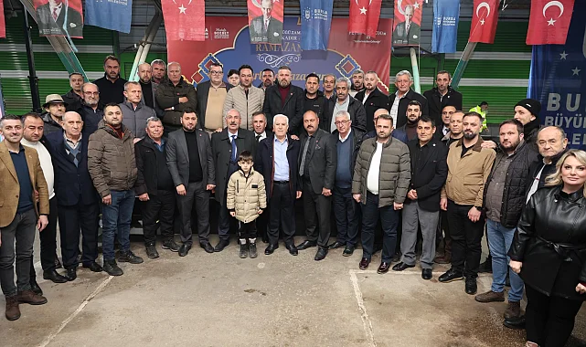 Bursa'da Başkan Bozbey İzniklilerle buluştu