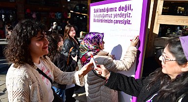 Bursa'da kadınlardan 'şiddetsiz ve eşit yaşam' talebi