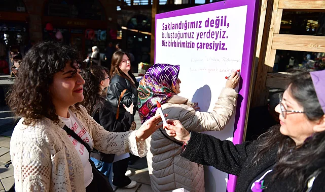 Bursa'da kadınlardan 'şiddetsiz ve eşit yaşam' talebi