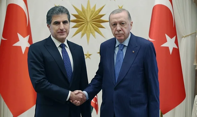 Cumhurbaşkanı Erdoğan, Barzani ile görüştü