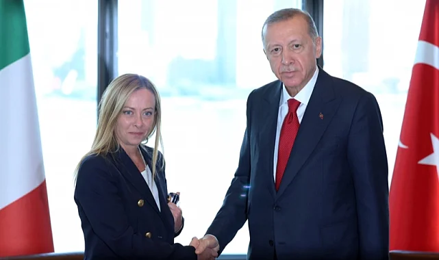 Cumhurbaşkanı Erdoğan, Meloni ile görüştü
