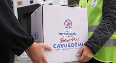 Denizli Büyükşehir'den 25 bin aileye gıda kolisi